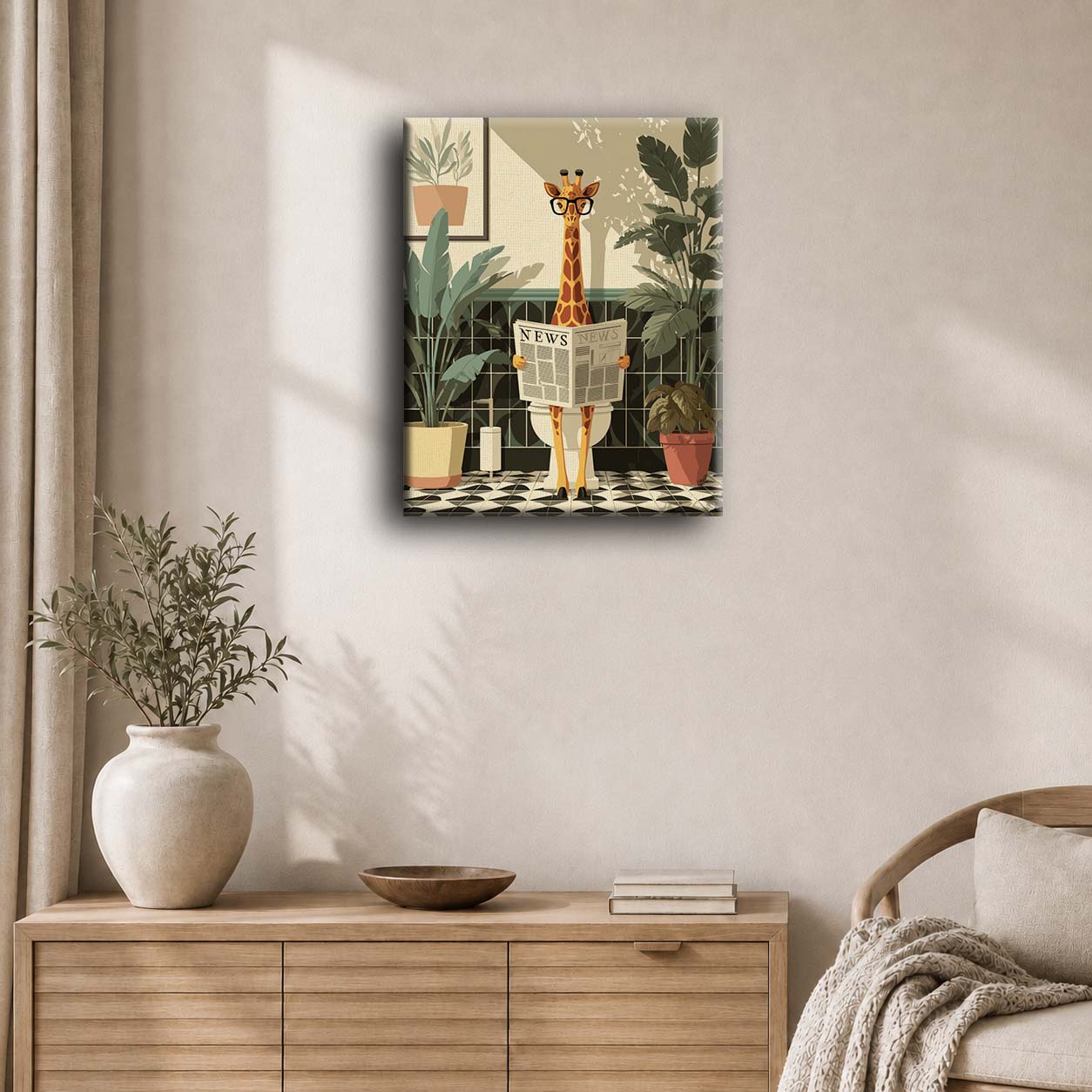 Giraffe News | Paint by Number