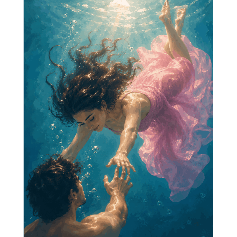 Holding You | Paint by Number- Paint by Numbers
