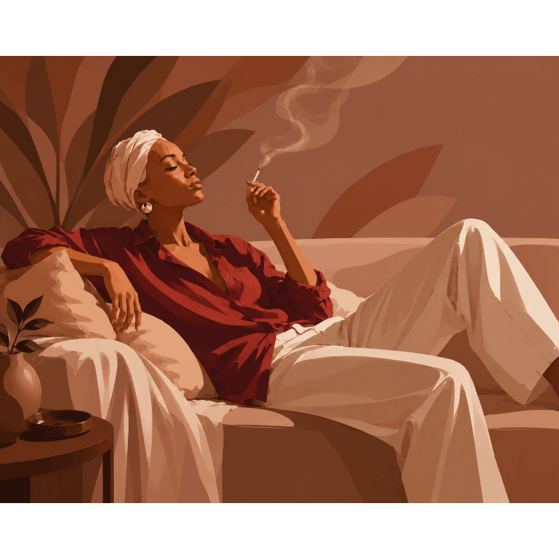 Midnight Lounge | Paint by Number- Paint by Numbers