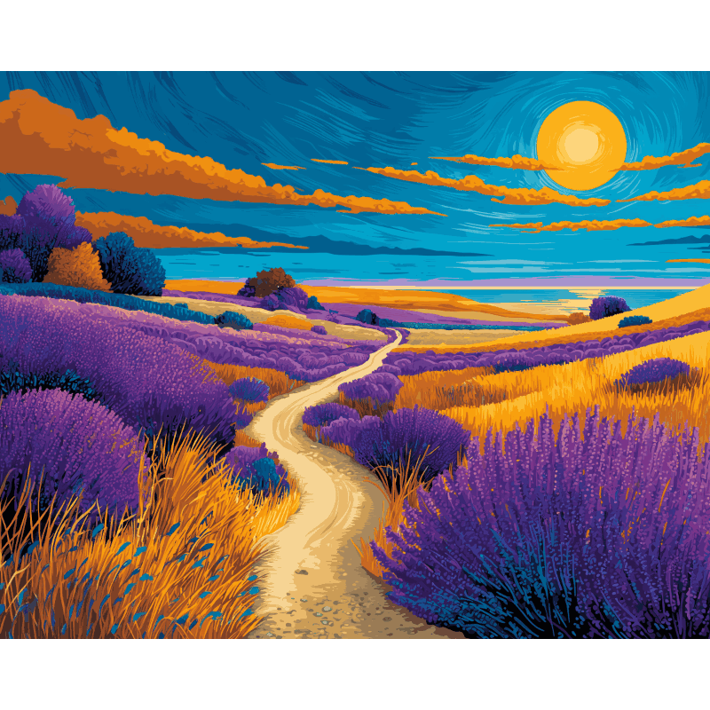 Bright Veluwe | Paint by Number- Paint by Numbers