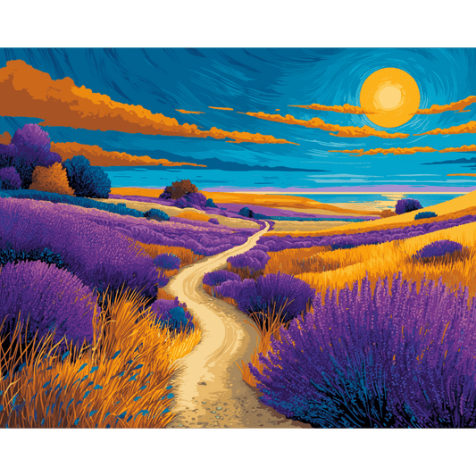 Bright Veluwe | Paint by Number- Paint by Numbers