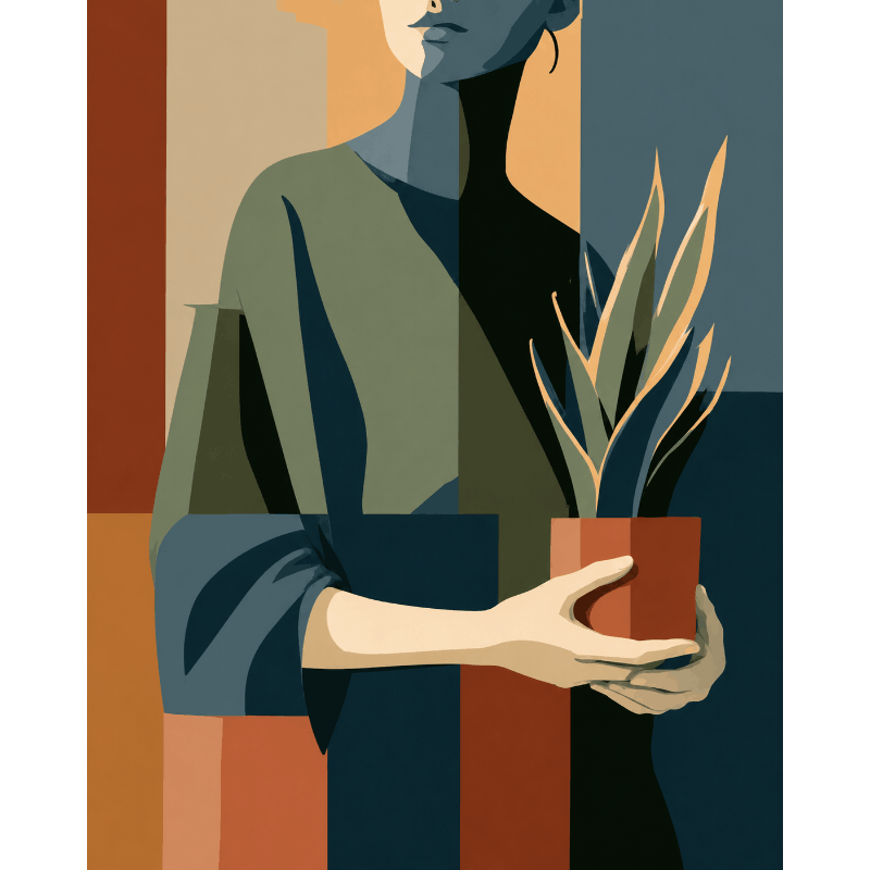 Botanical Balance | Paint by Number- Paint by Numbers