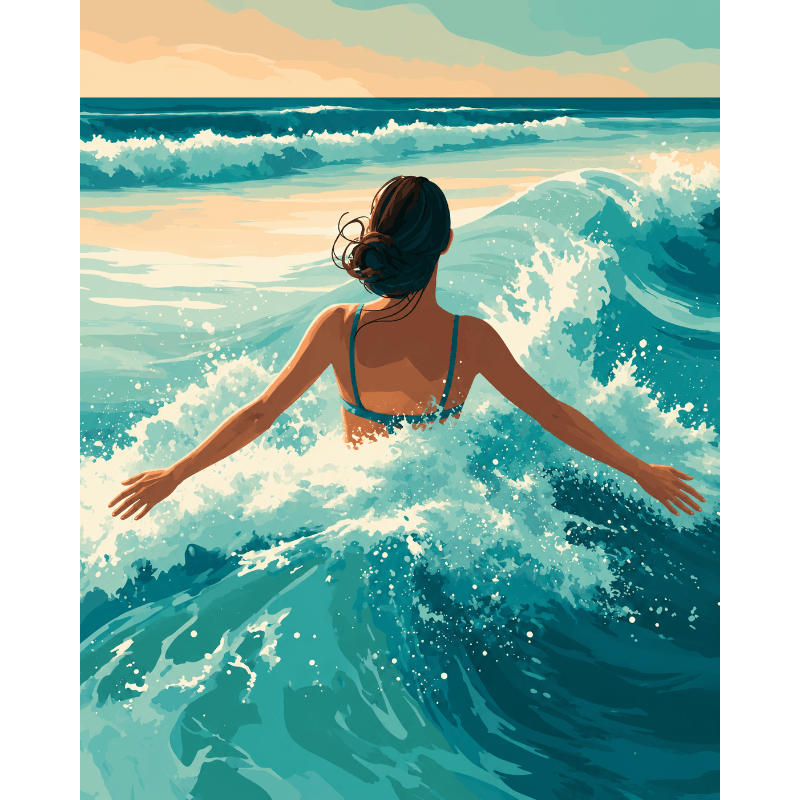 Exploring Waves | Paint by Number- Paint by Numbers