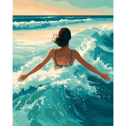 Exploring Waves | Paint by Number- Paint by Numbers