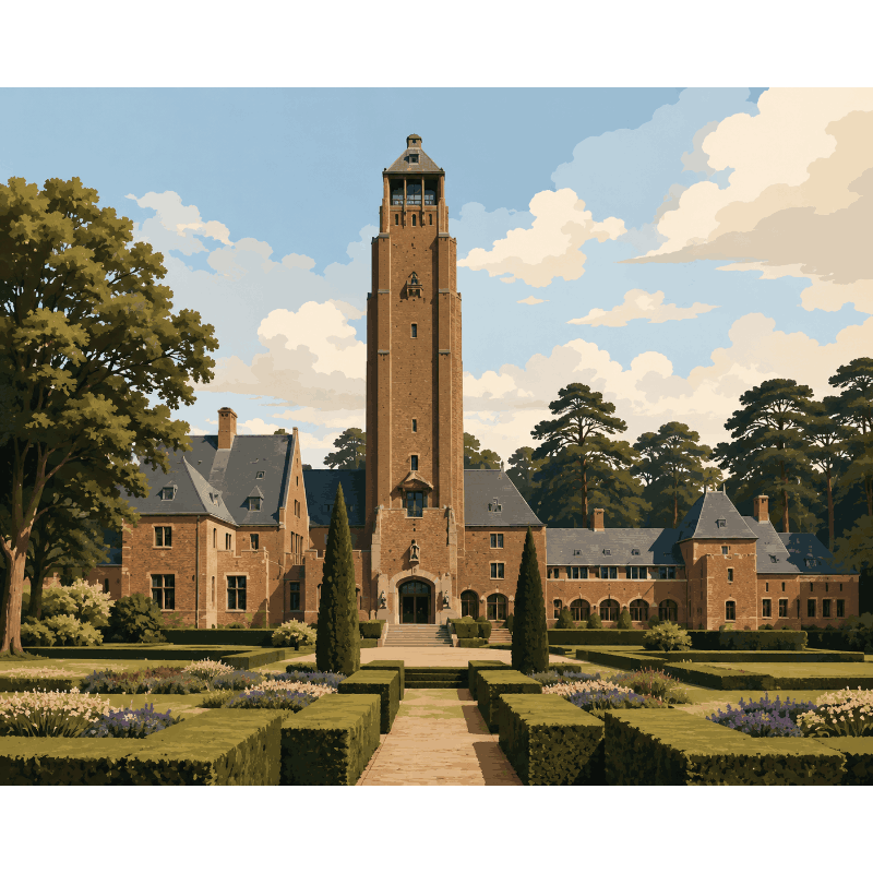 De Hoge Veluwe | Paint by Number- Paint by Numbers