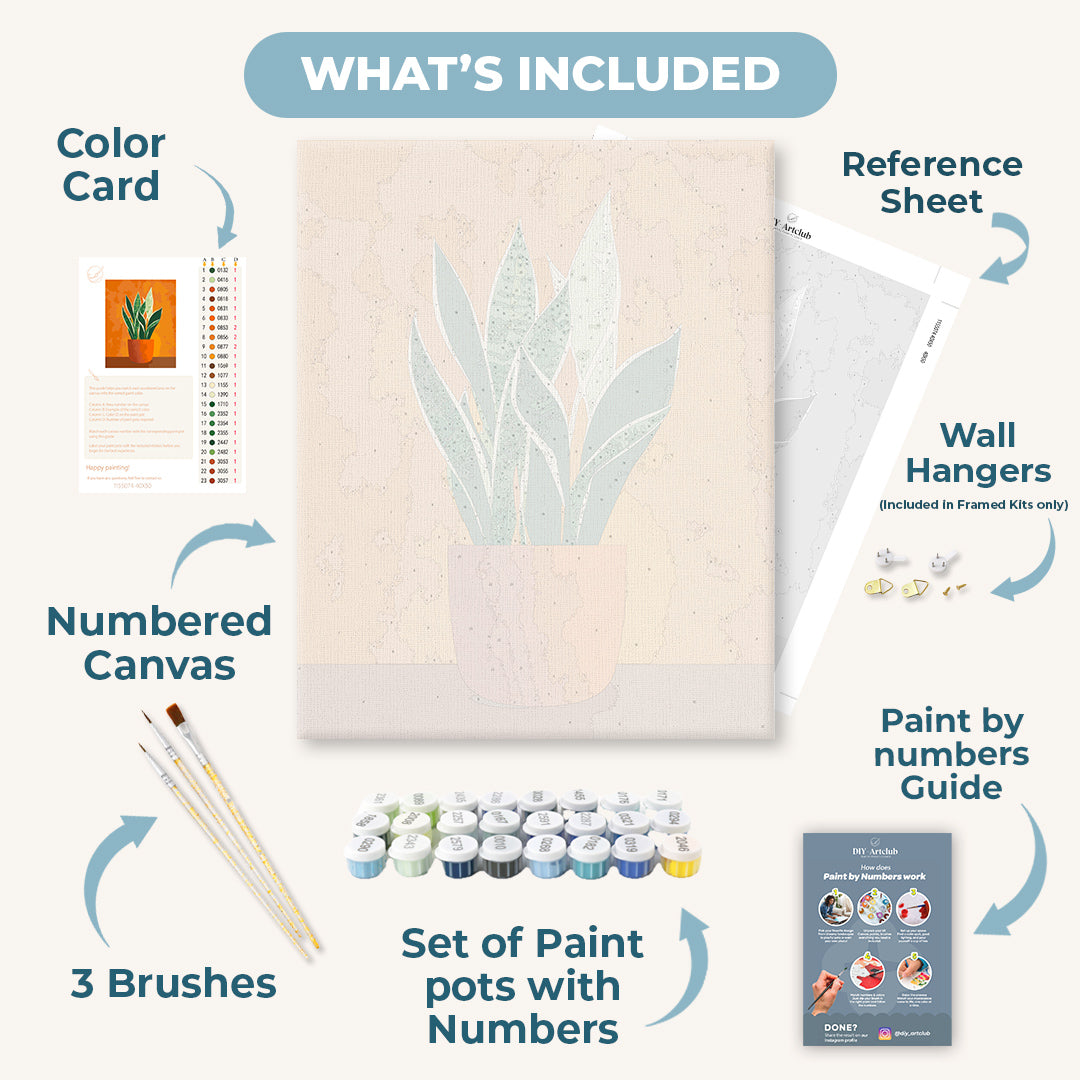 Emerald Flame | Paint by Number
