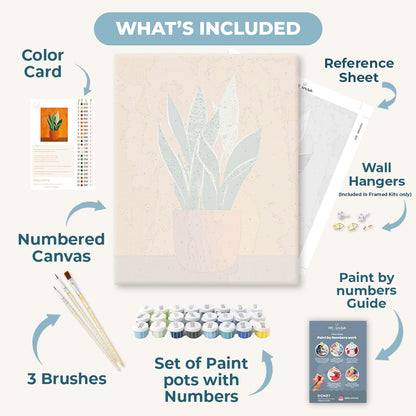Emerald Flame | Paint by Number