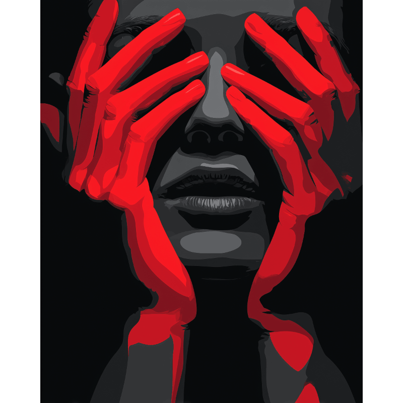 Conceptual Portrait | Paint by Number- Paint by Numbers