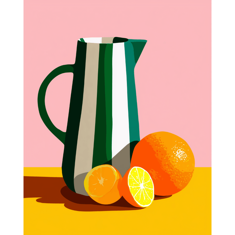 Just Squeezed | Paint by Number- Paint by Numbers