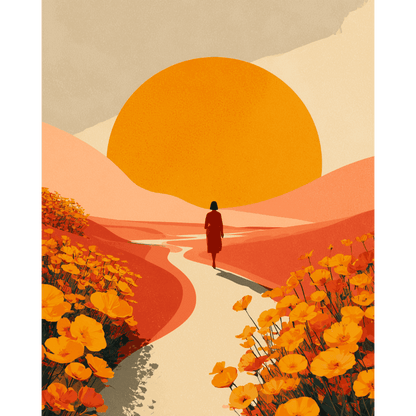 Chasing the Sun | Paint by Number- Paint by Numbers