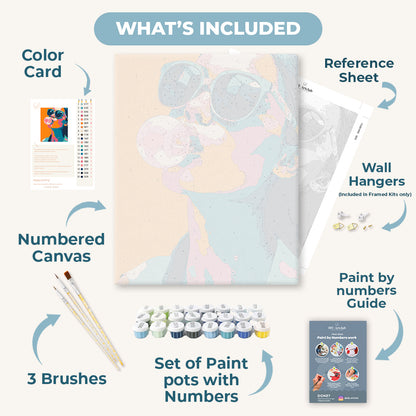 Velvet Pop | Paint by Number