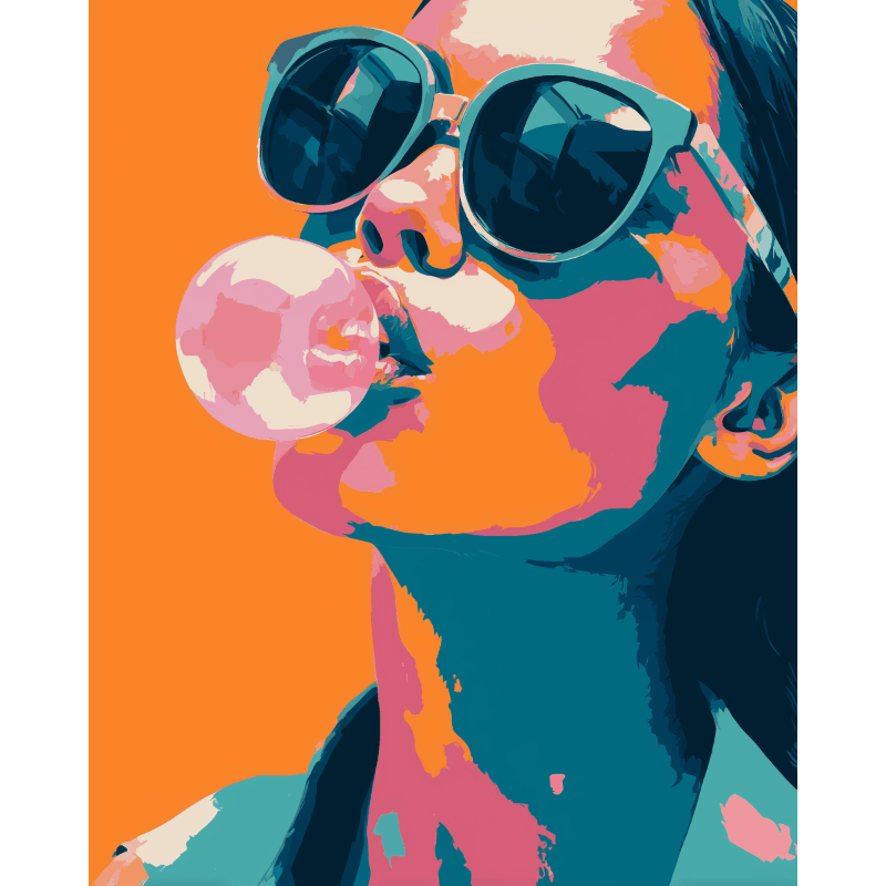 Velvet Pop | Paint by Number- Paint by Numbers