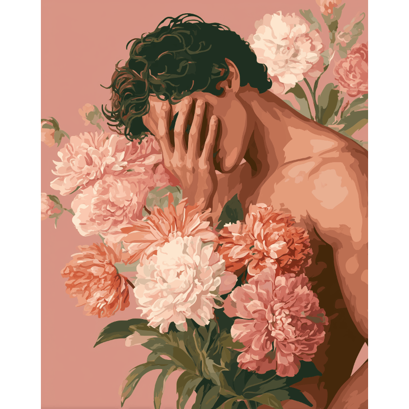 The Weight of Flowers | Paint by Number- Paint by Numbers