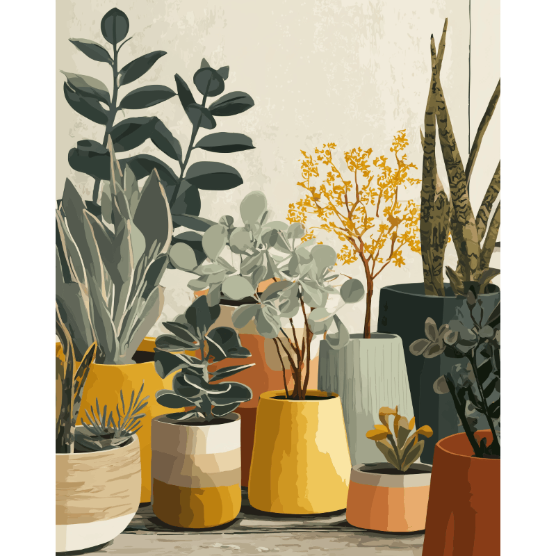 A Corner of Calm | Paint by Number- Paint by Numbers