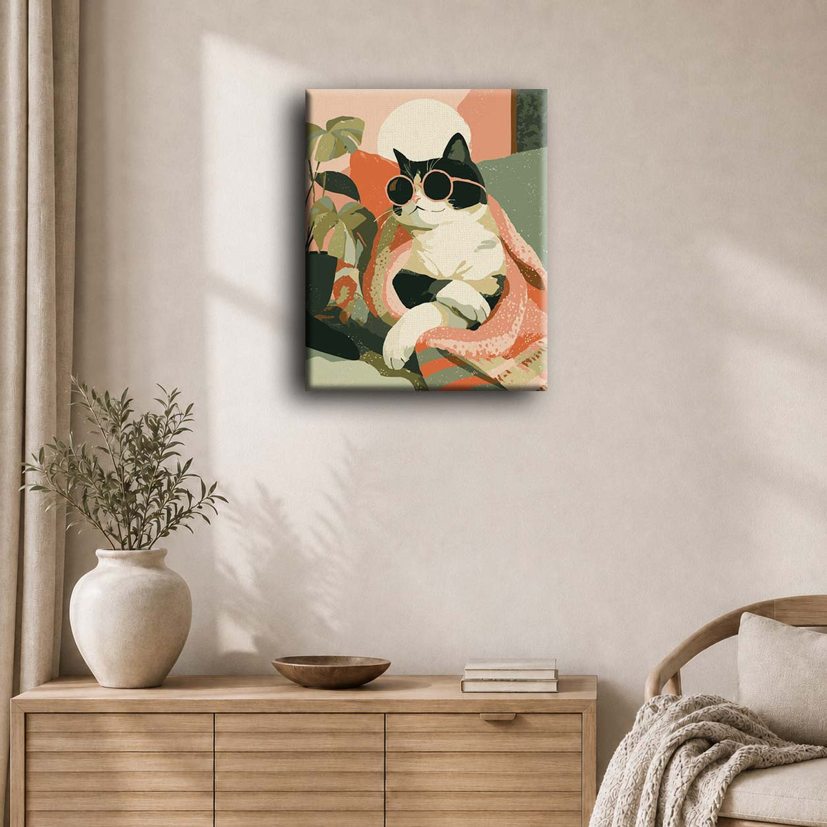 Relaxed Cat | Paint by Number