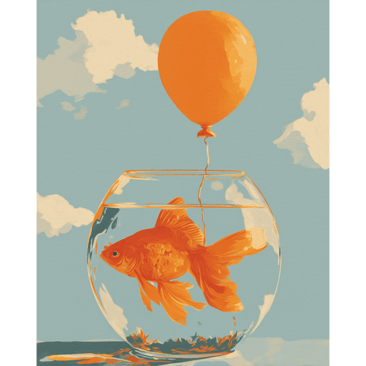 Floating Dreams | Paint by Number- Paint by Numbers
