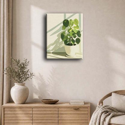 Green Minimalism | Paint by Number