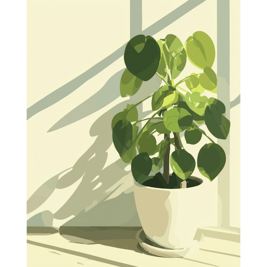 Green Minimalism | Paint by Number- Paint by Numbers