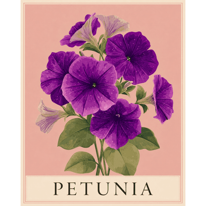 Petunia | Paint by Number- Paint by Numbers