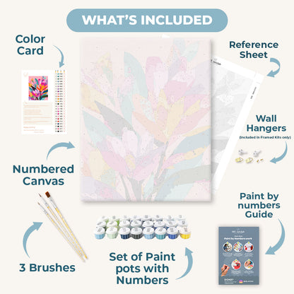 Electric Petals | Paint by Number