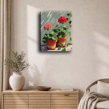 Geranium Corner | Paint by Number