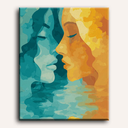 Two Women | Dipingi con i numeri
