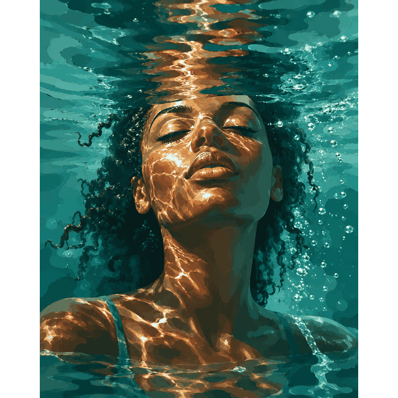 Liquid Light | Paint by Number- Paint by Numbers