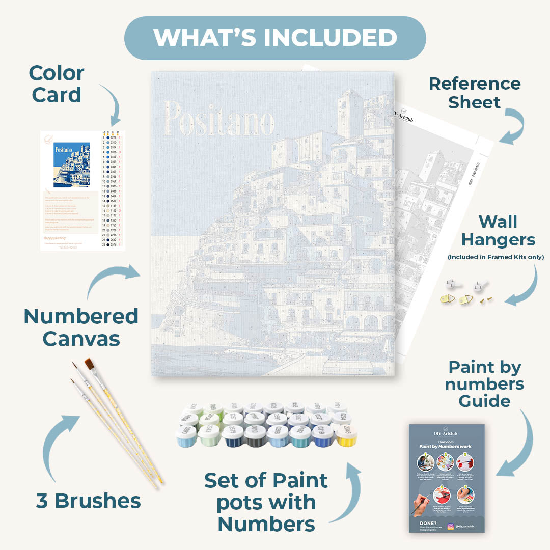 Positano | Paint by Number