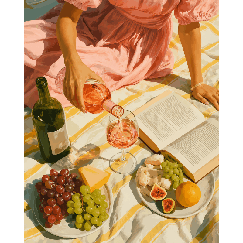 Picnic Reverie | Paint by Number- Paint by Numbers