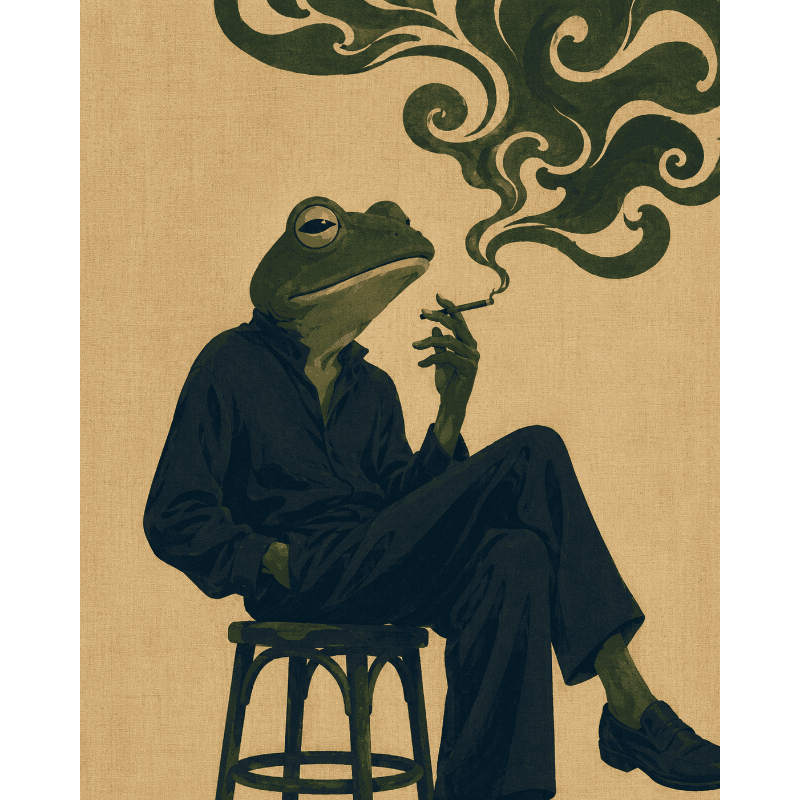 Mr. Frog | Paint by Number- Paint by Numbers