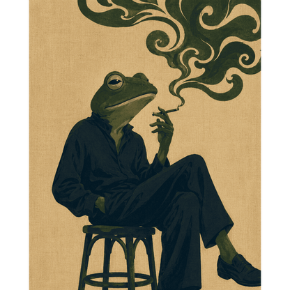 Mr. Frog | Paint by Number- Paint by Numbers