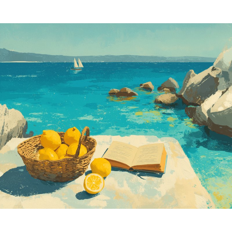 Mediterranean Chapters | Paint by Number- Paint by Numbers