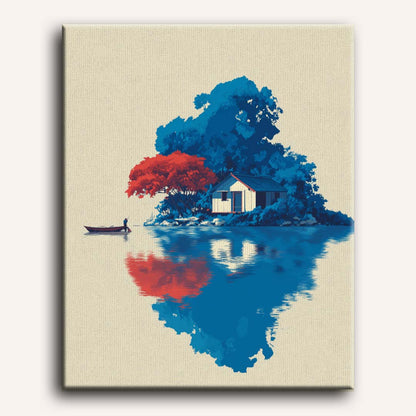 Lake Escape | Paint by Number
