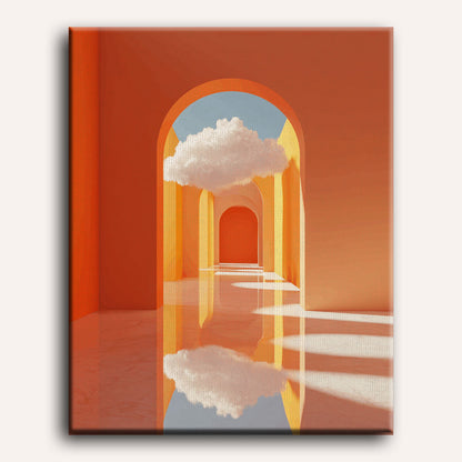 Palace of Clouds | Paint by Number