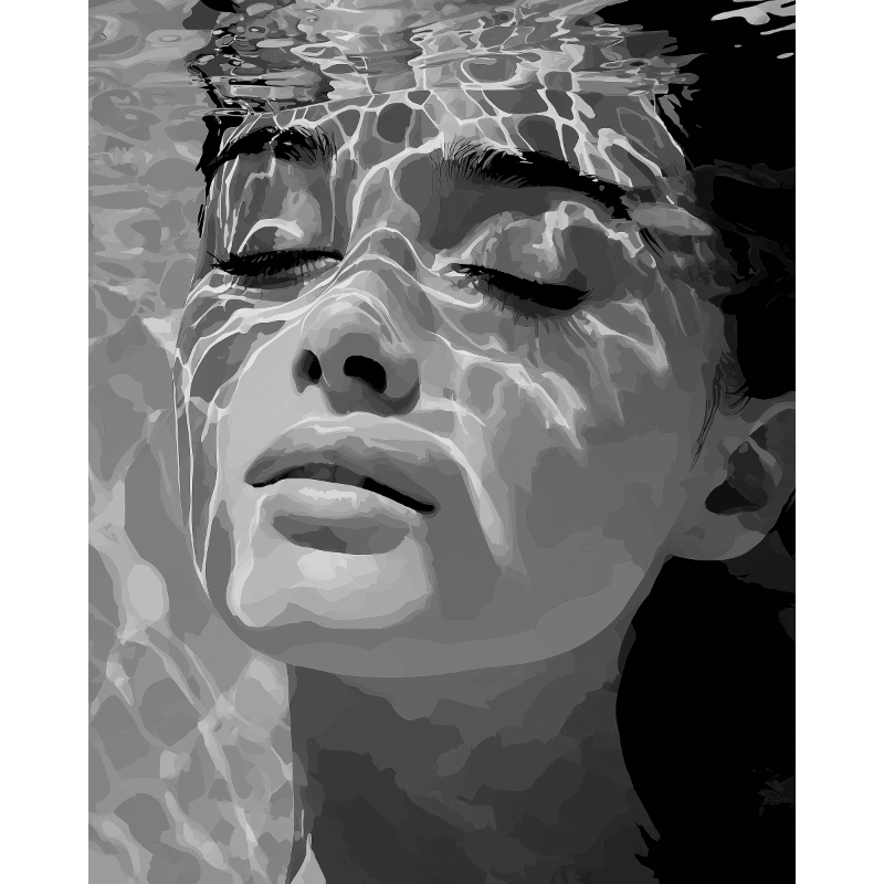 Liquid Shadows | Paint by Number- Paint by Numbers