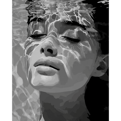 Liquid Shadows | Paint by Number- Paint by Numbers