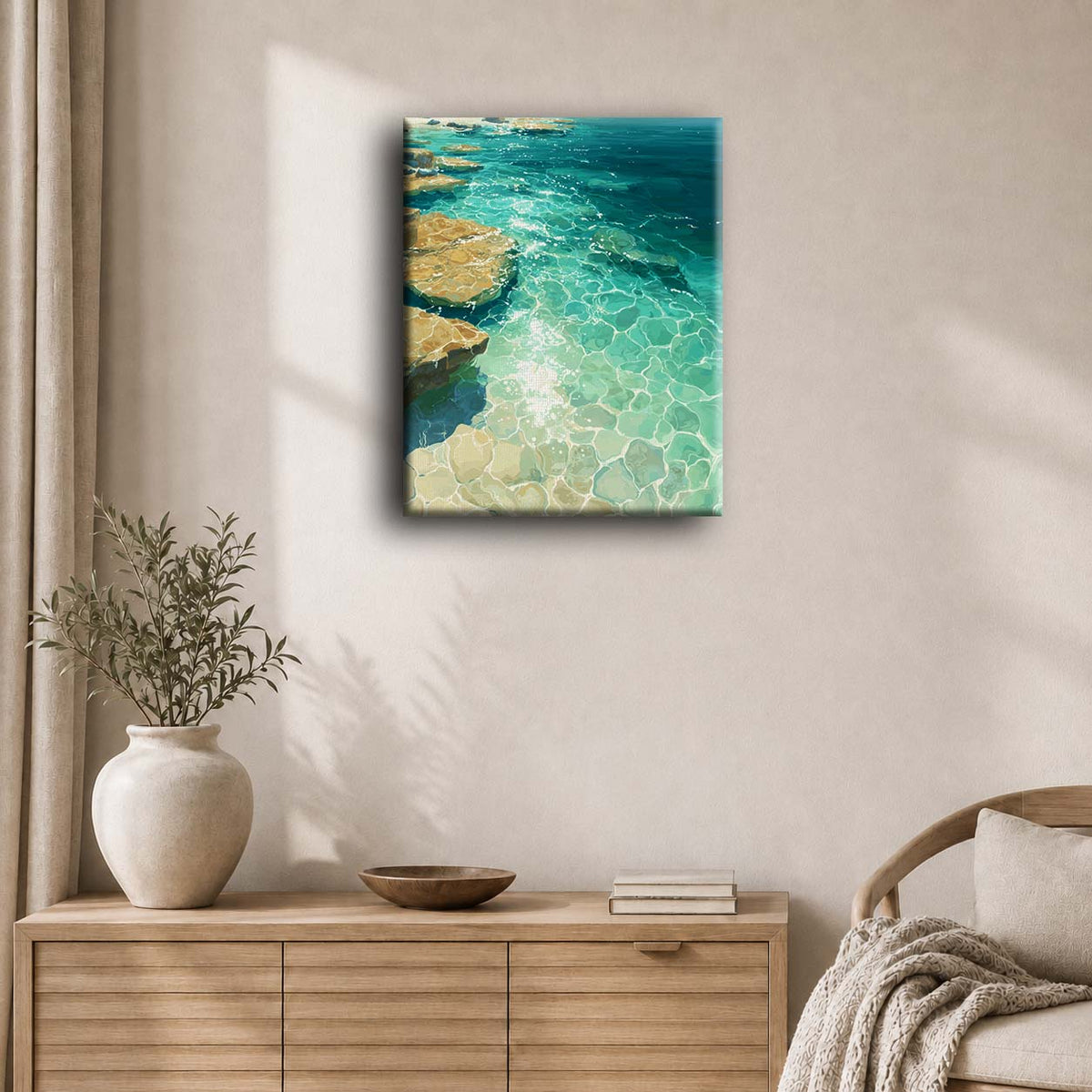 Transparent waters | Paint by Number