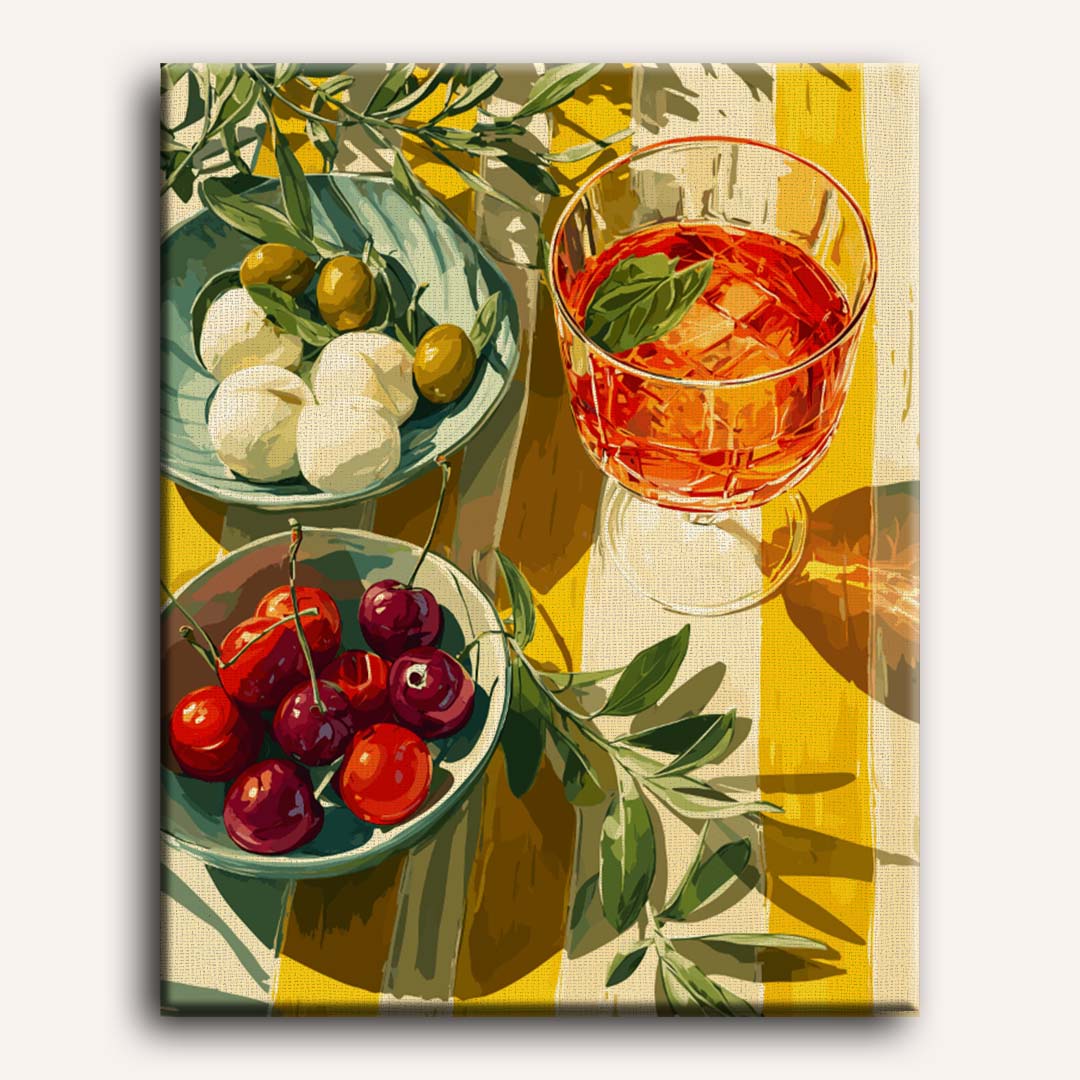Mediterranean Lunch | Paint by Number
