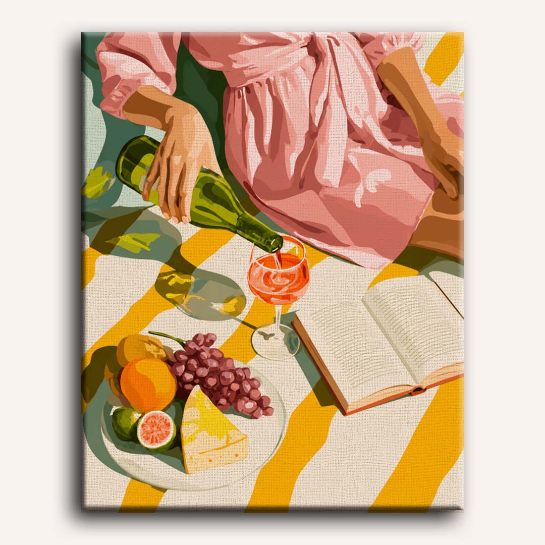 Book Club Picnic | Paint by Number