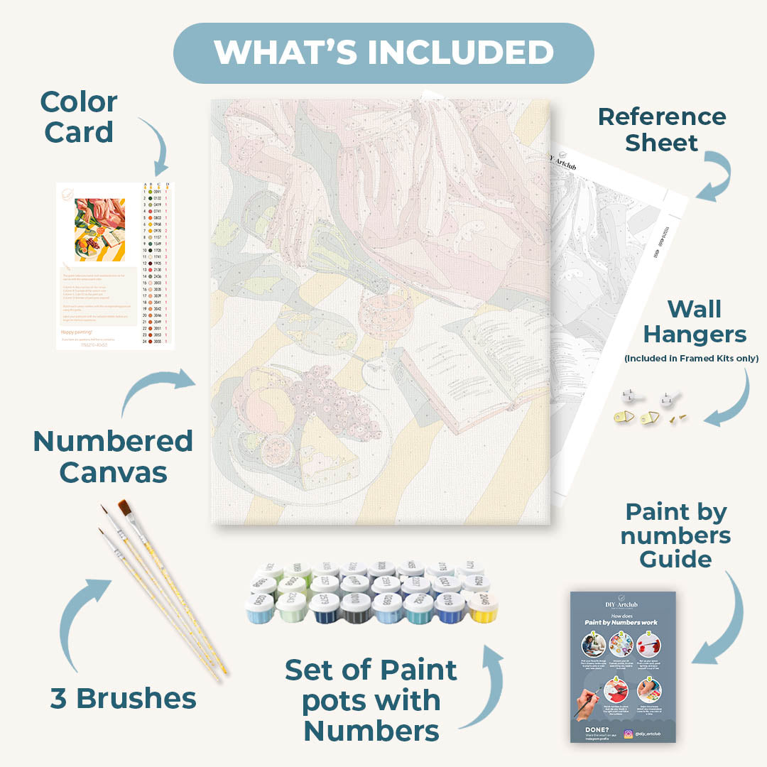 Book Club Picnic | Paint by Number
