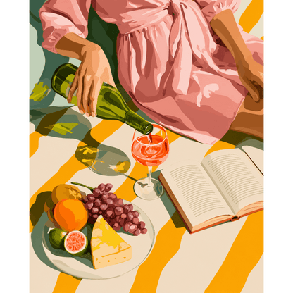 Book Club Picnic | Paint by Number- Paint by Numbers