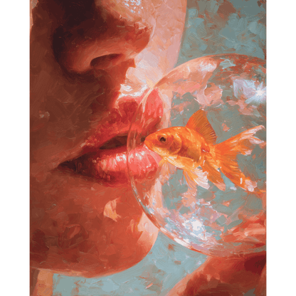 Magic Kiss | Paint by Number- Paint by Numbers