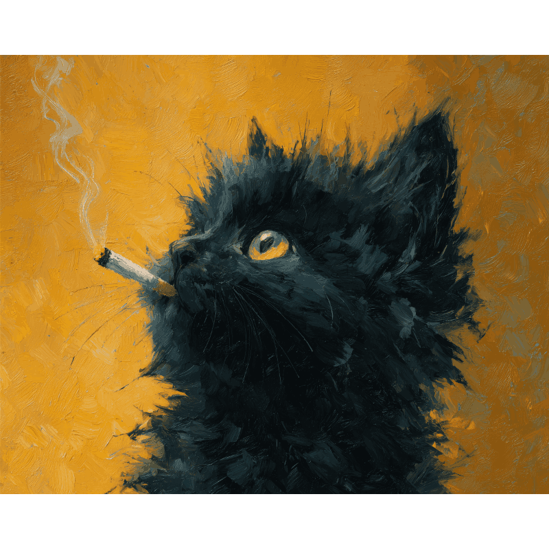 Tiny Troublemaker | Paint by Number- Paint by Numbers