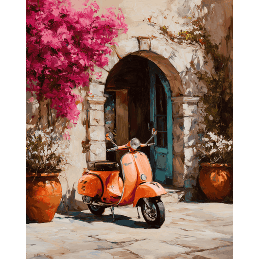 Dolce Vita Ride | Paint by Number- Paint by Numbers