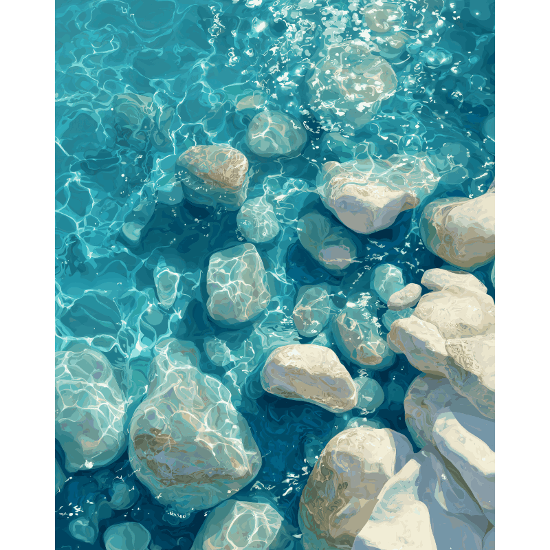 Crystal Clear | Paint by Number- Paint by Numbers
