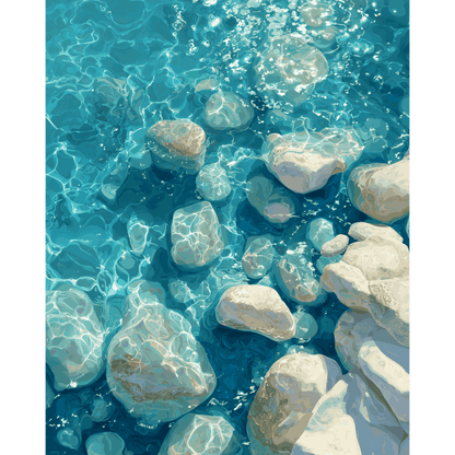 Crystal Clear | Paint by Number- Paint by Numbers
