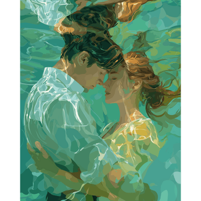 Underwater Love | Paint by Number- Paint by Numbers