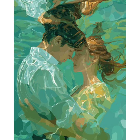 Underwater Love | Paint by Number- Paint by Numbers