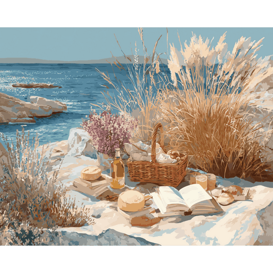 La Cala del Lector | Pintura por número- Pintar por números
