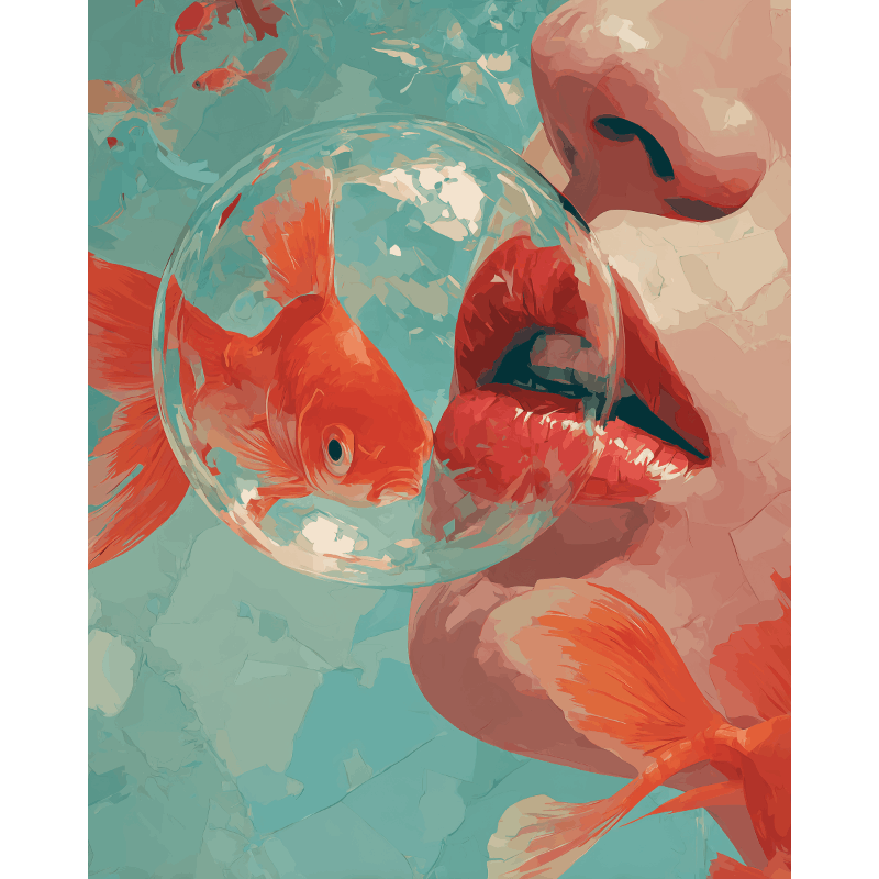 Into the Bubble | Paint by Number - Paint by numbers